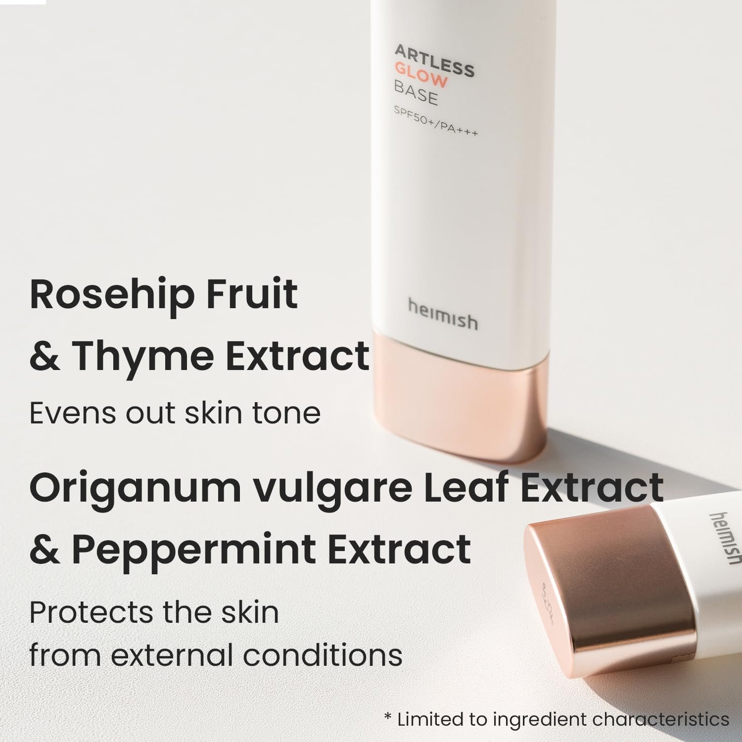 HEIMISH Artless Glow Base SPF 50+ PA++++(40ml) - Image 3
