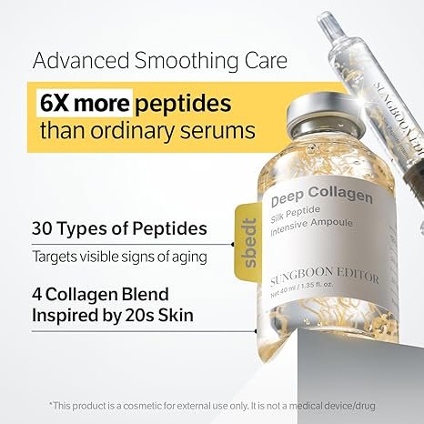 SUNGBOON EDITOR Glow Intensive Silk Peptide Ampoule-40ml - Image 6