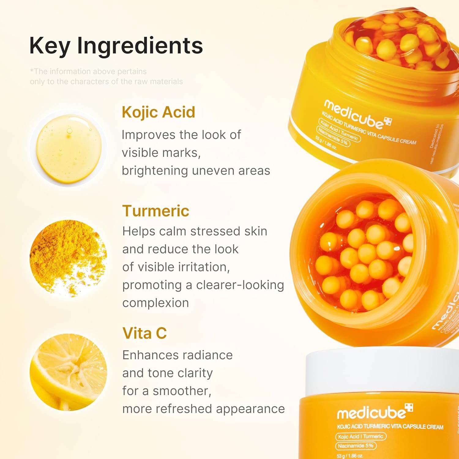 Medicube Kojic Acid & Turmeric Capsule Cream-55g - Image 3