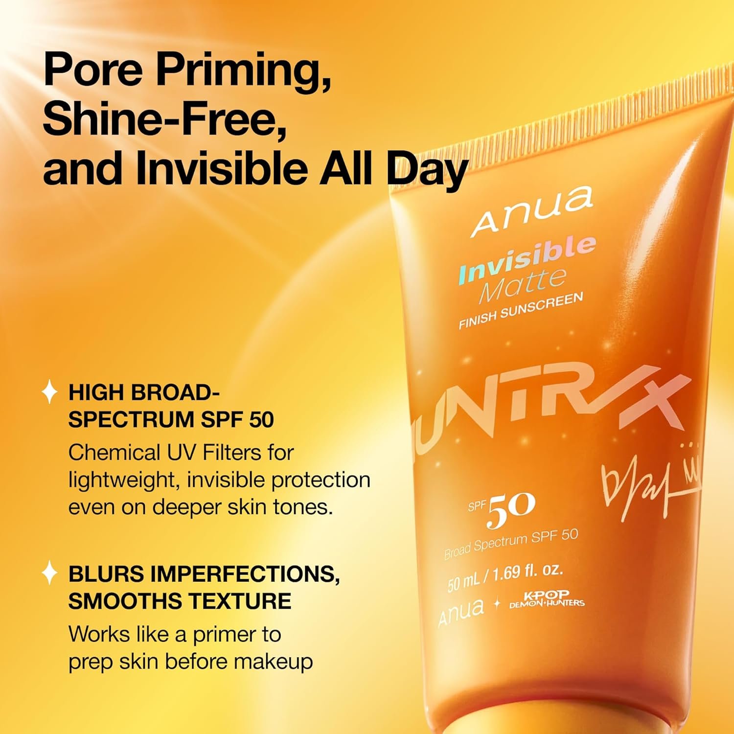 Anua Invisible Matte Finish Sunscreen-50ml - Image 3
