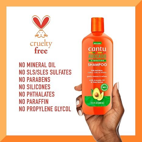 Cantu Avocado Hydrating Shampoo (400ml) - Image 2