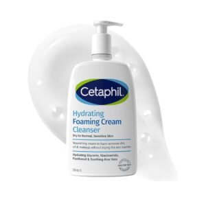 Cetaphil hydrating foaming cream cleanser-236ml
