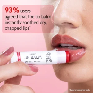Chemist At Play Brightens & protects Cherry Lip Balm -spf 50